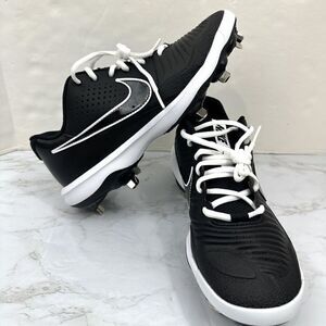 Men's Nike Alpha Huarache 3 Varsity Low Baseball Cleats Black CT0829-003, 7.5